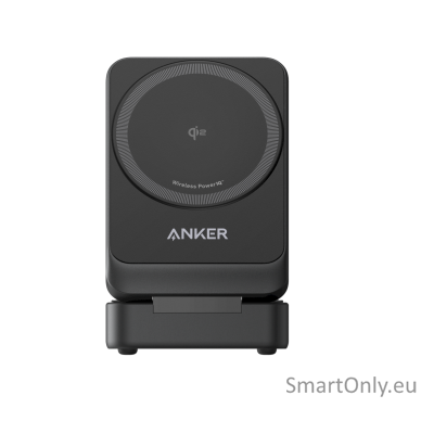 Anker MagGo Magnetic Wireless Charger (Qi 2.0, 15W), Foldable 3-in-1 with Charger Bundle, Black | Anker 7