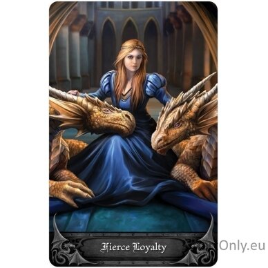 Anne Stokes Gothic Oracle Kortų ir knygos rinkinys US Games Systems 5