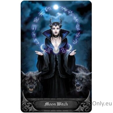 Anne Stokes Gothic Oracle Kortų ir knygos rinkinys US Games Systems 8