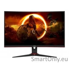 AOC Curved Gaming Monitor C24G2AE/BK 23.6 ", VA, FHD, 1920×1080, 16:9, 1 ms, 250 cd/m², Black/Red