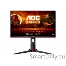 AOC Curved Gaming Monitor C24G2AE/BK 23.6 ", VA, FHD, 1920×1080, 16:9, 1 ms, 250 cd/m², Black/Red