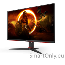 AOC Gaming Monitor 24G2SAE/BK 24 ", VA, FHD, 1920 x 1080, 16:9, 4 ms, 350 cd/m², Black/Red, HDMI ports quantity 2, 165 Hz