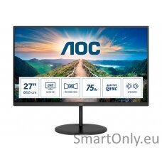 AOC LCD Monitor Q27V4EA 27 " IPS QHD 2560 x 1440 16:9 4 ms 250 cd/m² Headphone out 75 Hz HDMI ports quantity 1