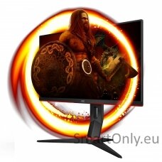 AOC Monitor 24G2ZU/BK 23.8 ", IPS, FHD, 1920 x 1080, 16:9, 1 ms, 350 cd/m², Black, Headphone out (3.5mm), 240 Hz, HDMI ports quantity 2