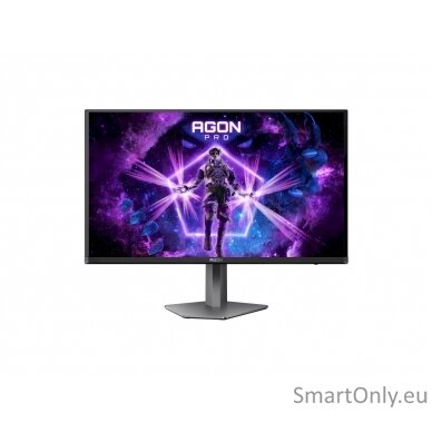 AOC AG276QZD2 | 26.7 " | OLED | QHD | 16:9 | 240 Hz | 0.03 ms | 2560 x 1440 pixels | 250 cd/m² | HDMI ports quantity 2