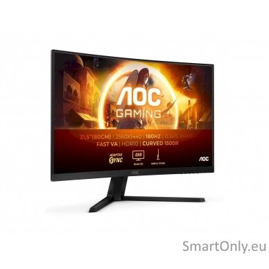 AOC CQ32G4VE 31.5" VA/16:9/2560×1440/300 cdm2/1ms/DP HDMI Audio out 5