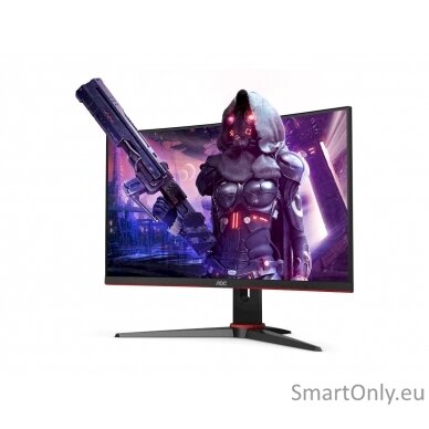 AOC Curved Gaming Monitor C24G2AE/BK 23.6 ", VA, FHD, 1920×1080, 16:9, 1 ms, 250 cd/m², Black/Red 17