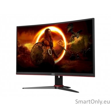 AOC Curved Gaming Monitor C24G2AE/BK 23.6 ", VA, FHD, 1920×1080, 16:9, 1 ms, 250 cd/m², Black/Red 3