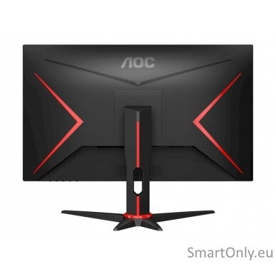 AOC Monitor Q27G2E/BK 27 ", VA, QHD, 2560 x 1440, 16:9, 1 ms, 250 cd/m², Black/Red, 155 Hz, HDMI ports quantity 2 16