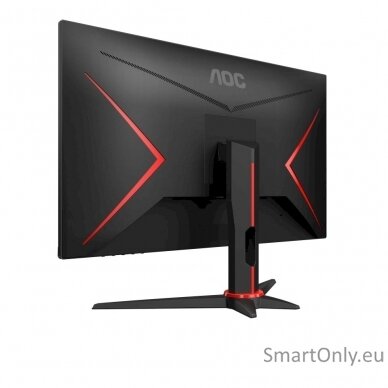 AOC Monitor Q27G2E/BK 27 ", VA, QHD, 2560 x 1440, 16:9, 1 ms, 250 cd/m², Black/Red, 155 Hz, HDMI ports quantity 2 3