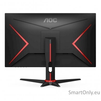 AOC Monitor Q27G2E/BK 27 ", VA, QHD, 2560 x 1440, 16:9, 1 ms, 250 cd/m², Black/Red, 155 Hz, HDMI ports quantity 2 4