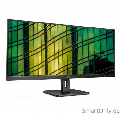 AOC Monitor  U34E2M 34 ", VA, WQHD, 3440 x 1440, 21:9, 4 ms, 300 cd/m², Black, 100 Hz, HDMI ports quantity 2 3