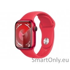 Apple Apple Watch Series 9 GPS + Cellular 41mm (PRODUCT)RED Aluminium Case with (PRODUCT)RED Sport Band - M/L