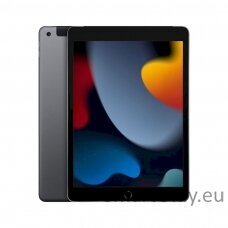 Apple iPad 10.2" 9th Gen Space Grey, Retina IPS LCD, A13 Bionic, 3 GB, 256 GB, Wi-Fi, 12 MP, 8 MP, Bluetooth, 4.2, iPadOS, 15, 1620 x 2160 pixels