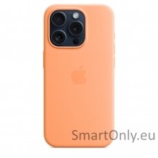 Apple iPhone 15 Pro Silicone Case with MagSafe - Orange Sorbet