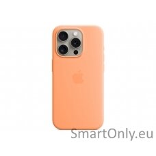 Apple iPhone 15 Pro Silicone Case with MagSafe - Orange Sorbet