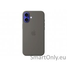 Apple iPhone 16 Plus Silicone Case with MagSafe - Stone Gray