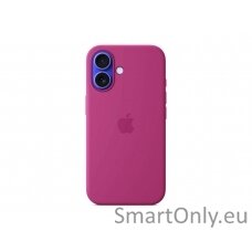 Apple iPhone 16 Silicone Case with MagSafe - Fuchsia