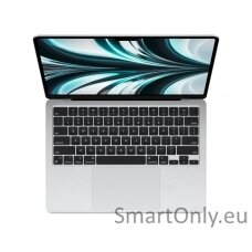 Apple MacBook Air Silver, 13.6 ", IPS, 2560 x 1664, Apple M2, 8 GB, SSD 256 GB, Apple M2 8-core GPU, Without ODD, macOS, 802.11ax, Bluetooth version 5.0, Keyboard language Russian, Keyboard backlit, Warranty 12 month(s), Battery warranty 12 month(s), Liqu