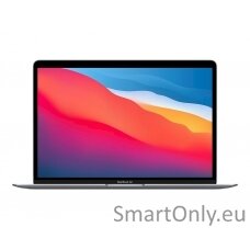 Apple MacBook Air Space Grey, 13.3 ", IPS, 2560 x 1600, Apple M1, 8 GB, SSD 256 GB, Apple M1 7-core GPU, Without ODD, macOS, 802.11ax, Bluetooth version 5.0, Keyboard language English, Keyboard backlit, Warranty 12 month(s), Battery warranty 12 month(s),