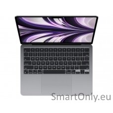 Apple MacBook Air Space Grey, 13.6 ", IPS, 2560 x 1664, Apple M2, 8 GB, SSD 256 GB, Apple M2 8-core GPU, Without ODD, macOS, 802.11ax, Bluetooth version 5.0, Keyboard language Swedish, Keyboard backlit, Warranty 12 month(s), Battery warranty 12 month(s),