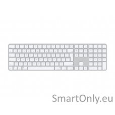 Apple Magic Keyboard with Touch ID and Numeric Keypad for Mac models with Apple silicon - International English - White Keys