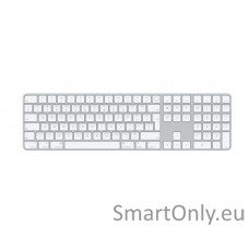 Apple Magic Keyboard with Touch ID and Numeric Keypad Standard Wireless Magic Keyboard with Touch ID and Numeric Keypad delivers a remarkably comfortable and precise typing experience. It features an extended layout, with document navigation controls for