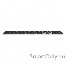 Apple Magic Keyboard with Touch ID MMMR3Z/A Standard Wireless Magic Keyboard with Touch ID and Numeric Keypad delivers a remarkably comfortable and precise typing experience. It features an extended layout, with document navigation controls for quick scro