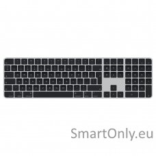 Apple Magic Keyboard with Touch ID MMMR3Z/A Standard Wireless Magic Keyboard with Touch ID and Numeric Keypad delivers a remarkably comfortable and precise typing experience. It features an extended layout, with document navigation controls for quick scro