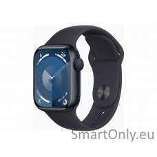 Apple Watch Series 9 GPS 41mm Midnight Aluminium Case with Midnight Sport Band - S/M Apple