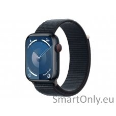 Apple Watch Series 9 GPS + Cellular 45mm Midnight Aluminium Case with Midnight Sport Loop Apple