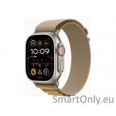 Apple Watch Ultra 2 GPS + Cellular 49mm Natural Titanium Case with Tan Alpine Loop - Medium