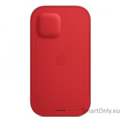 Apple 12, 12 Pro Leather Sleeve with MagSafe Sleeve with MagSafe Apple iPhone 12, iPhone 12 Pro Leather Red 2