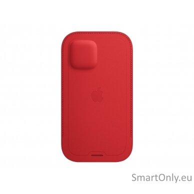 Apple 12, 12 Pro Leather Sleeve with MagSafe Sleeve with MagSafe Apple iPhone 12, iPhone 12 Pro Leather Red 5