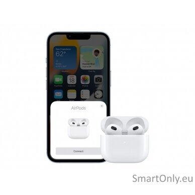 Apple | AirPods (3rd generation) with Lightning Charging Case | Wireless | In-ear | Bluetooth | Wireless 3