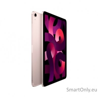 Apple iPad Air 5th Gen 10.9 " Pink Liquid Retina IPS LCD Apple M1 8 GB 64 GB Wi-Fi Front camera 12 MP Rear camera 12 MP Bluetooth 5.0 iPadOS 15.4 Warranty 12 month(s) 2