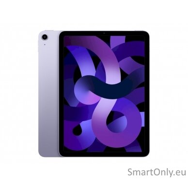 Apple iPad Air 5th Gen 10.9 " Purple Liquid Retina IPS LCD Apple M1 8 GB 64 GB Wi-Fi Front camera 12 MP Rear camera 12 MP Bluetooth 5.0 iPadOS 15.4 Warranty 12 month(s) 7