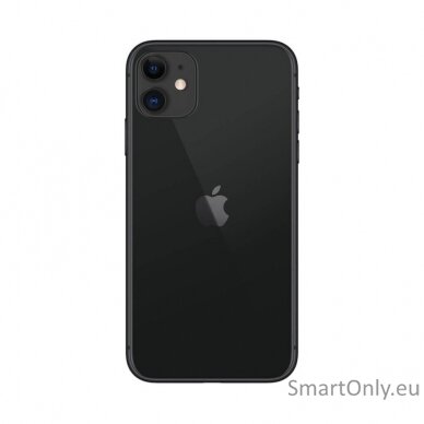 Apple iPhone 11 Black, 6.1 ", IPS LCD, 828 x 1792 pixels, Hexa-core, Internal RAM 4 GB, 128 GB, Single SIM, Nano-SIM and eSIM, 3G, 4G, Main camera 12+12 MP, Secondary camera 12 MP, iOS, 13, 3110 mAh 2