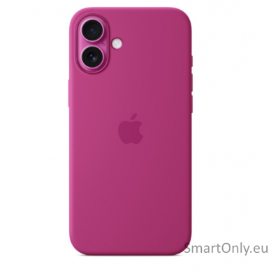 Apple iPhone 16 Plus Silicone Case with MagSafe - Fuchsia 2