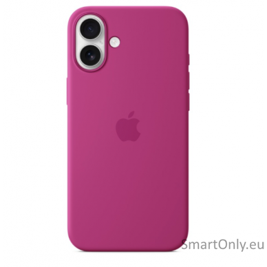 Apple iPhone 16 Plus Silicone Case with MagSafe - Fuchsia 1