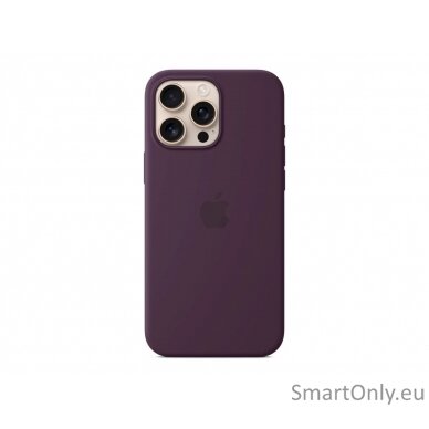 Apple iPhone 16 Pro Max Silicone Case with MagSafe - Plum