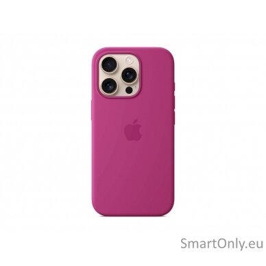 Apple iPhone 16 Pro Silicone Case with MagSafe - Fuchsia