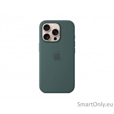 Apple iPhone 16 Pro Silicone Case with MagSafe - Lake Green