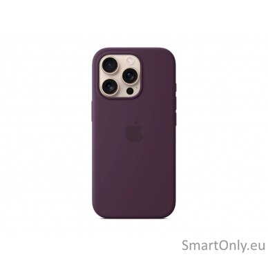 Apple iPhone 16 Pro Silicone Case with MagSafe - Plum