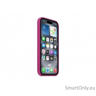 Apple iPhone 16 Silicone Case with MagSafe - Fuchsia 1