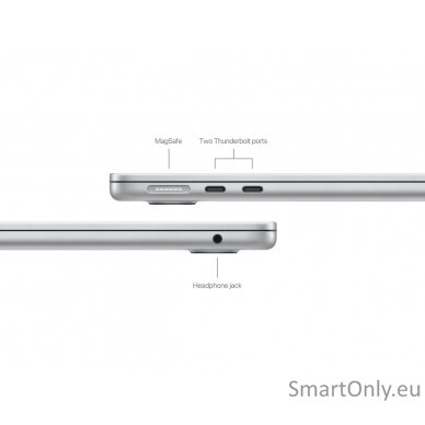 Apple MacBook Air 13" Apple M3 8C CPU 8C GPU/8GB/256GB SSD/Silver/RUS 4