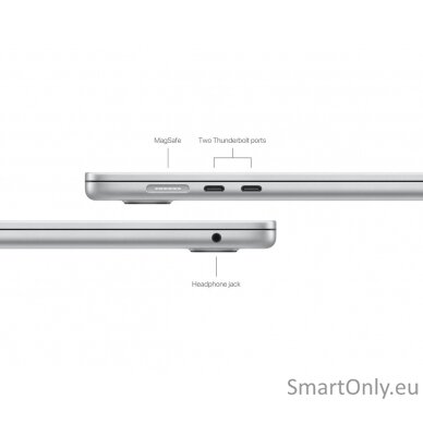 Apple MacBook Air 15" Apple M3 8C CPU 10C GPU/8GB/256GB SSD/Silver/SWE 4