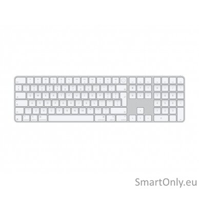 Apple Magic Keyboard with Touch ID and Numeric Keypad for Mac models with Apple silicon - International English - White Keys