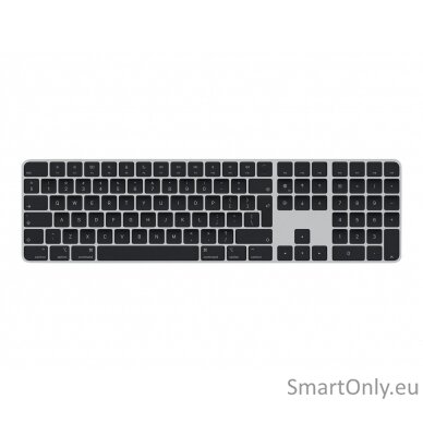 Apple Magic Keyboard with Touch ID MMMR3Z/A Standard Wireless Magic Keyboard with Touch ID and Numeric Keypad delivers a remarkably comfortable and precise typing experience. It features an extended layout, with document navigation controls for quick scro 3