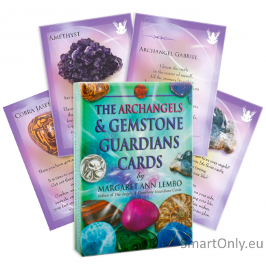 Archangels and Gemstone Guardians oracle kortos Findhorn Press